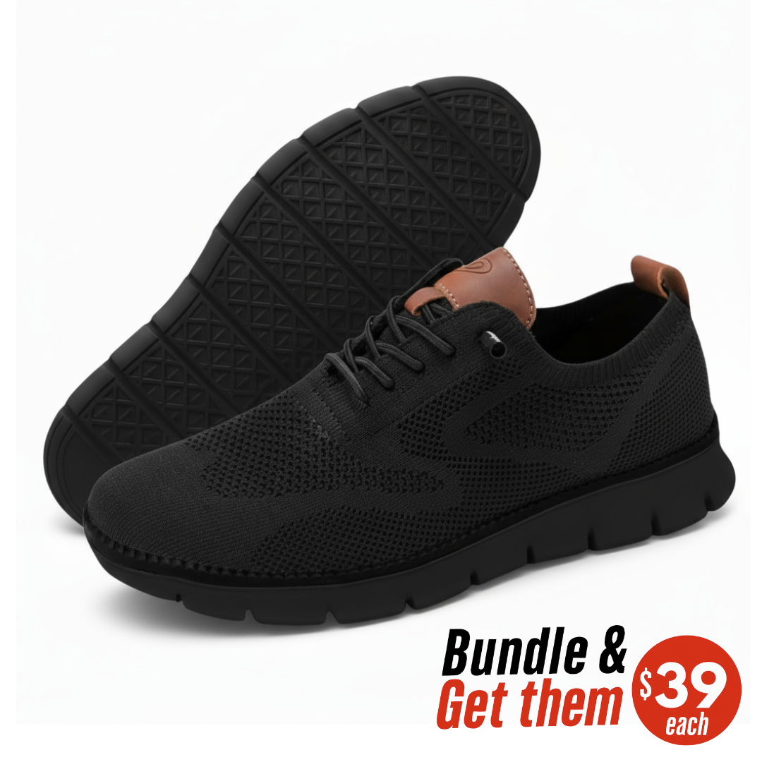 Ultra Comfy - Healthy and Supportive Walking Shoes (Black Sole Edition)